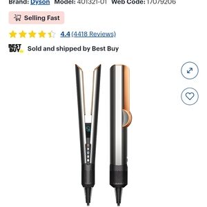 Dyson Hair Tool in Metallic Black and Copper